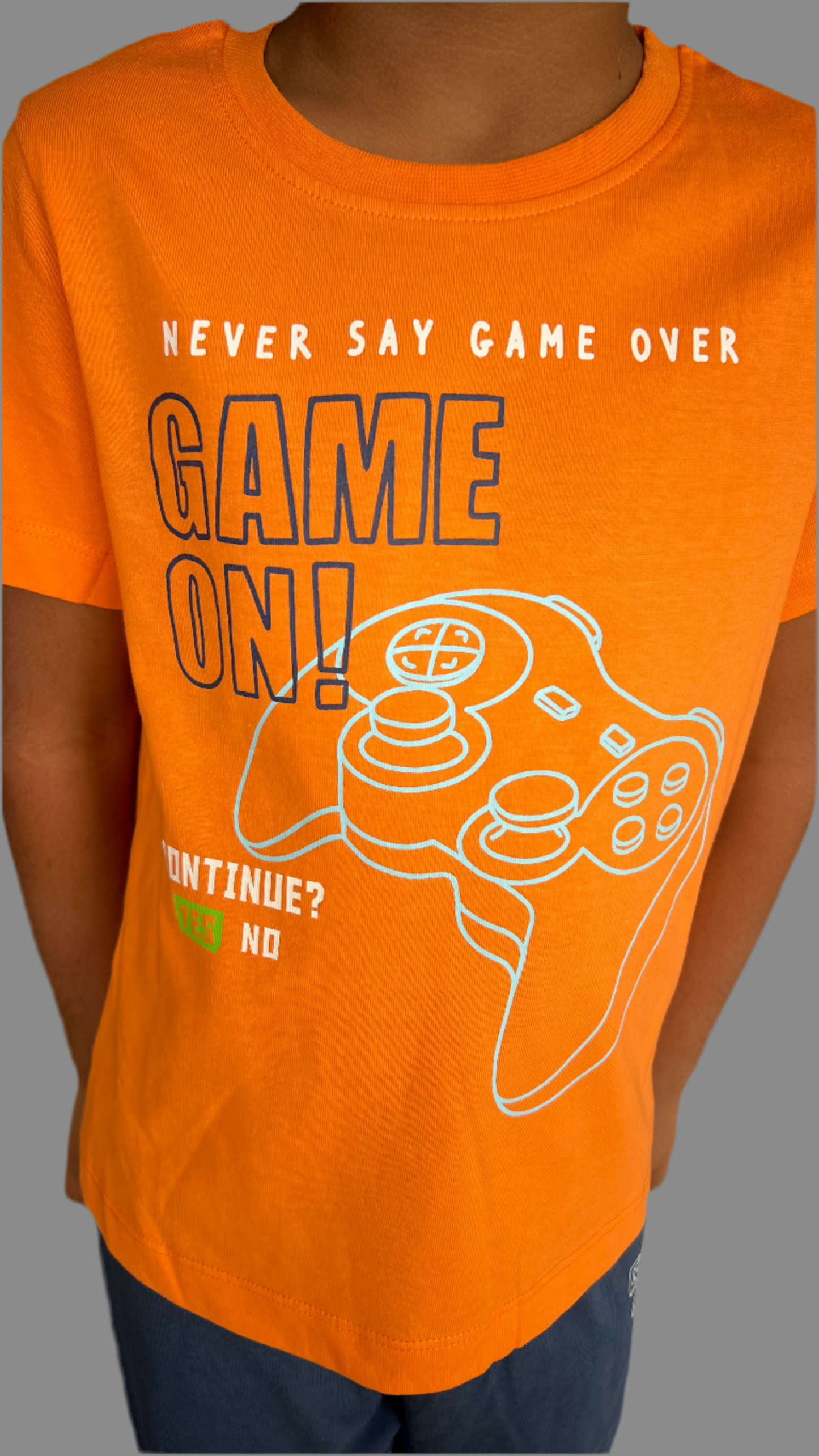 Orange Game On Pant sets