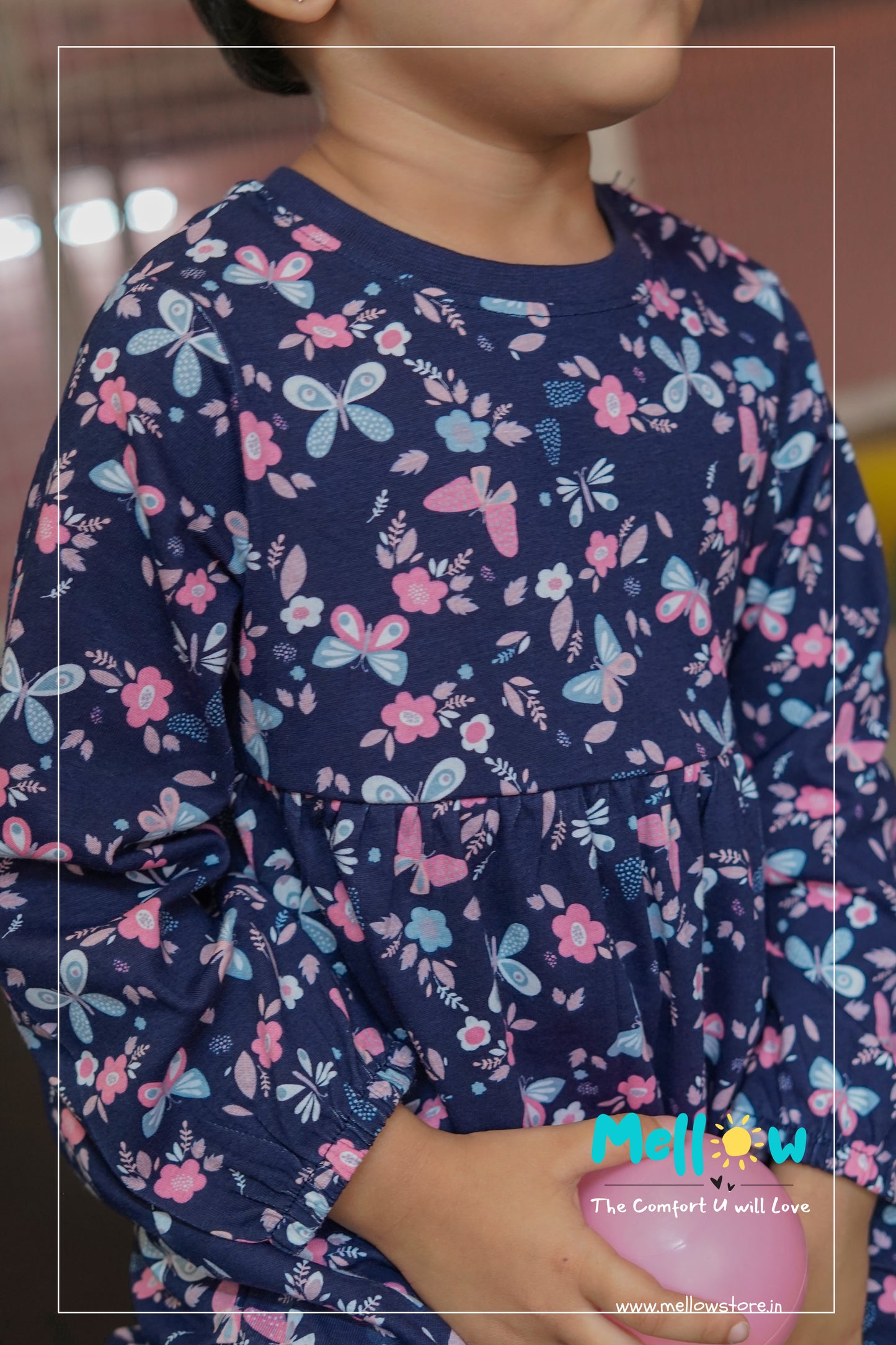 Blue Floral frock