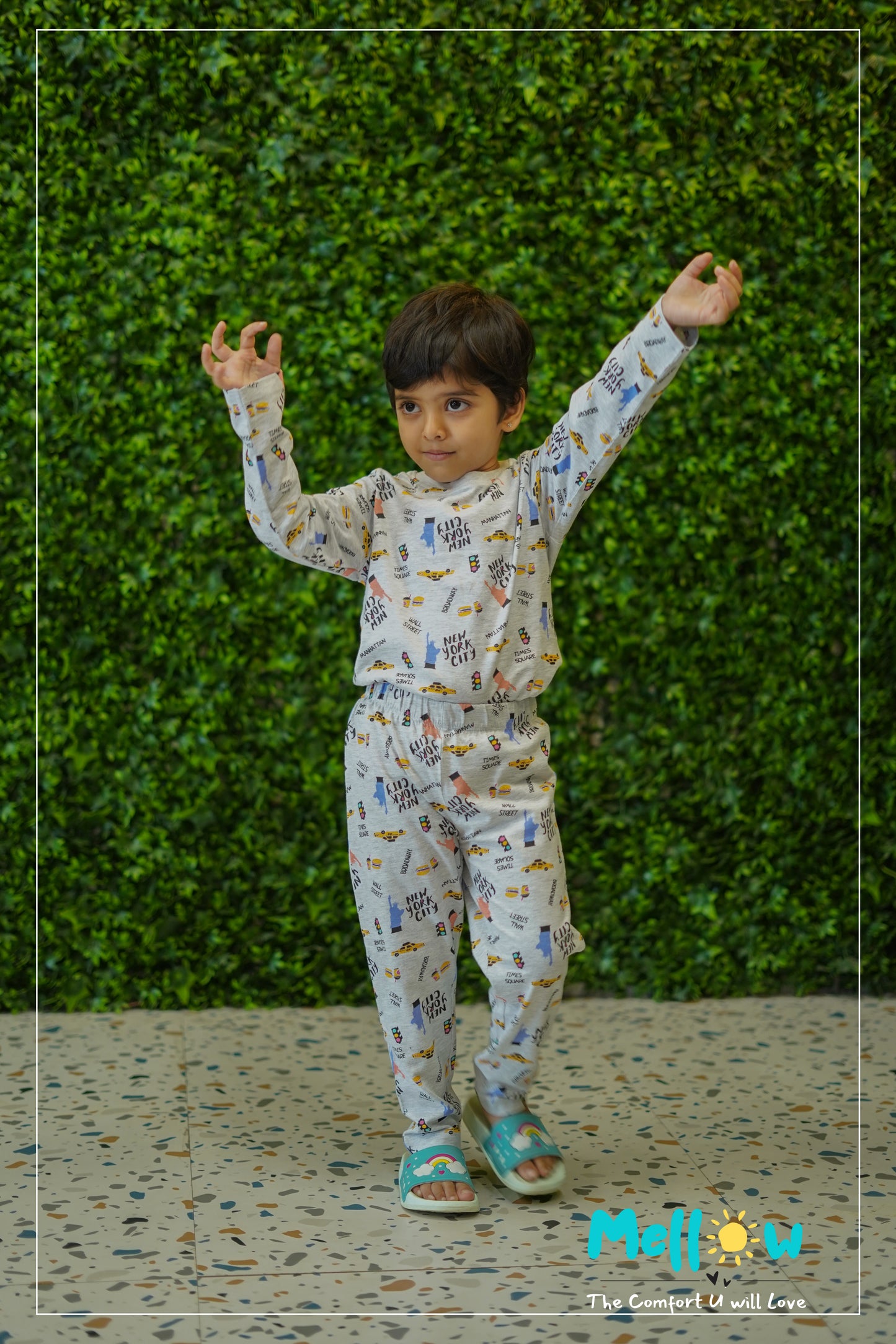 New York Co-Ord pant sets unisex sleep wear for Boys & Girls