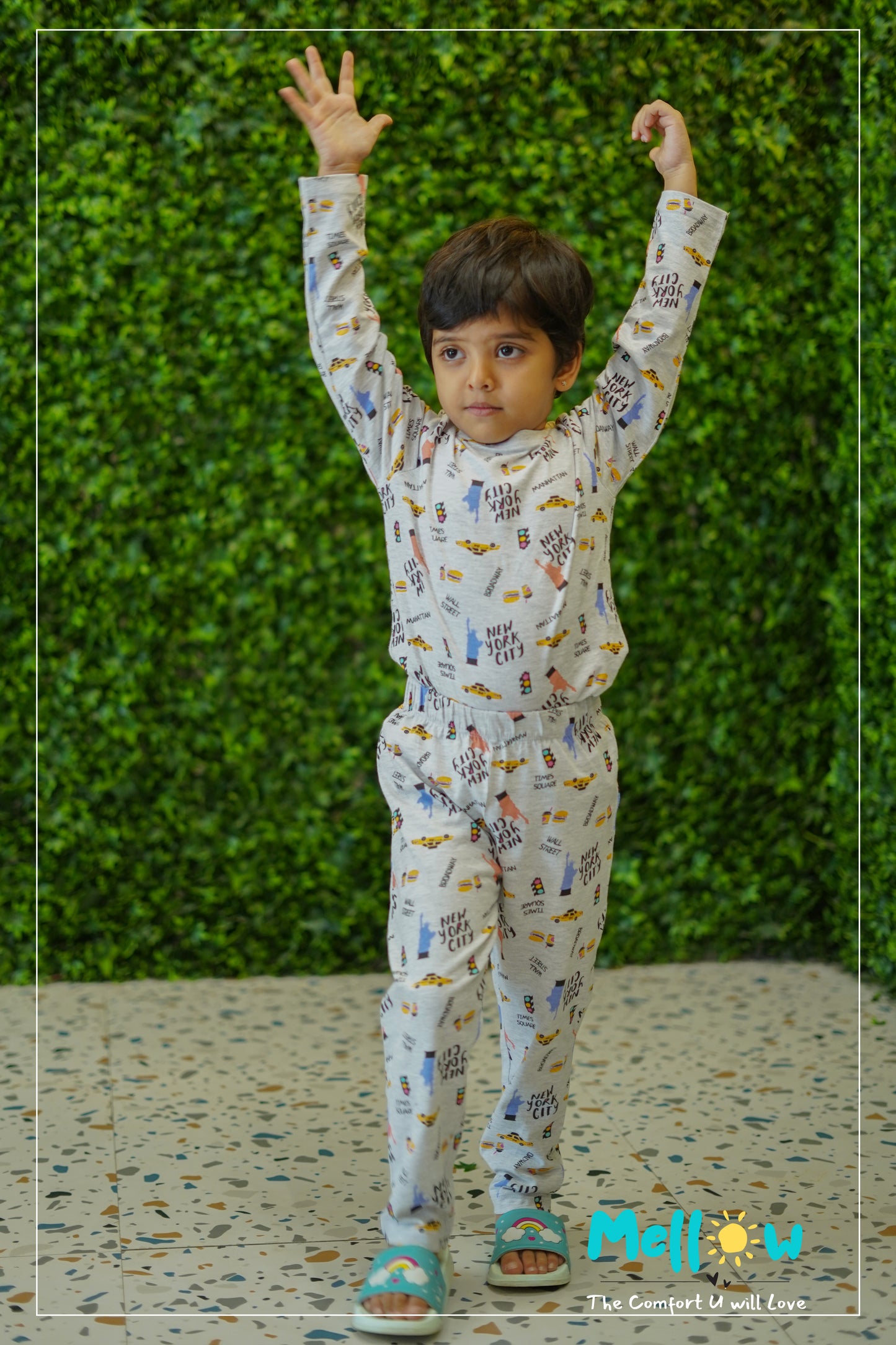 New York Co-Ord pant sets unisex sleep wear for Boys & Girls