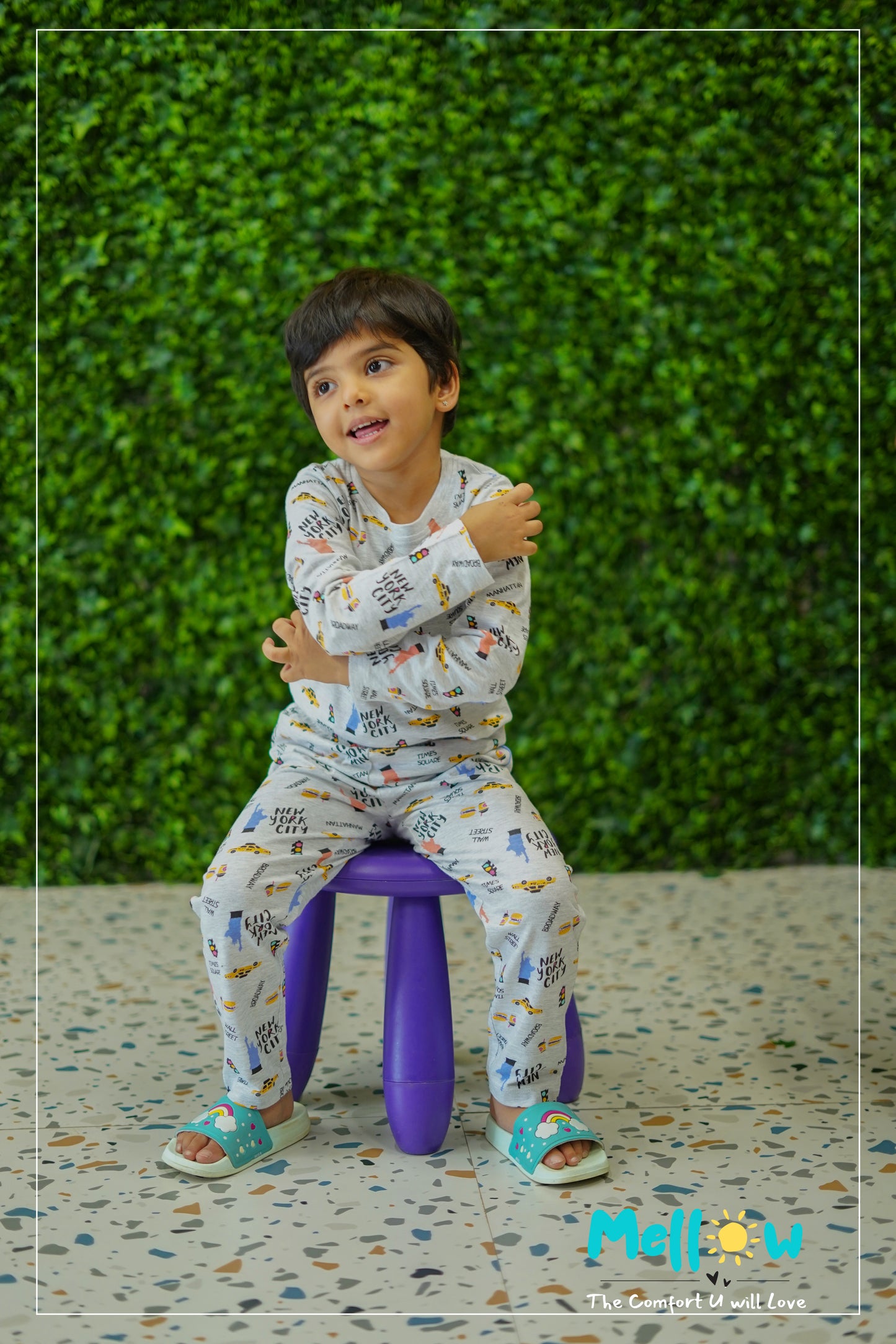 New York Co-Ord pant sets unisex sleep wear for Boys & Girls