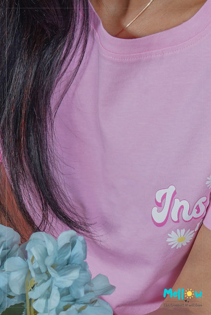 Pink Floral Shorts