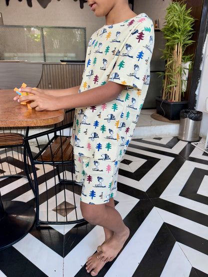 Cream Christmas Co- Ords