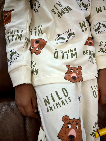 Wild Animals Cozy Pant sets