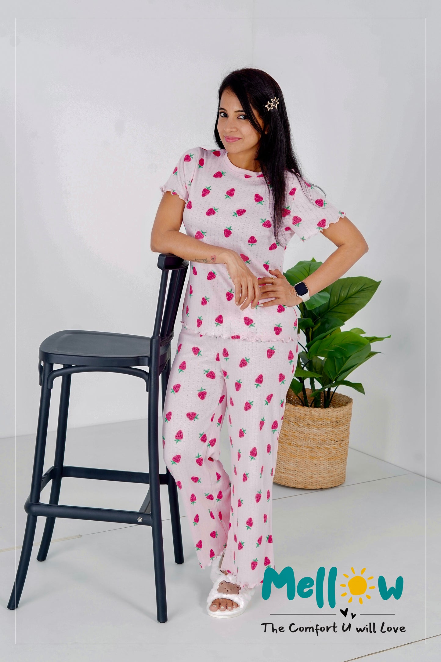 Pink Strawberry Co-Ord Lounge Wear