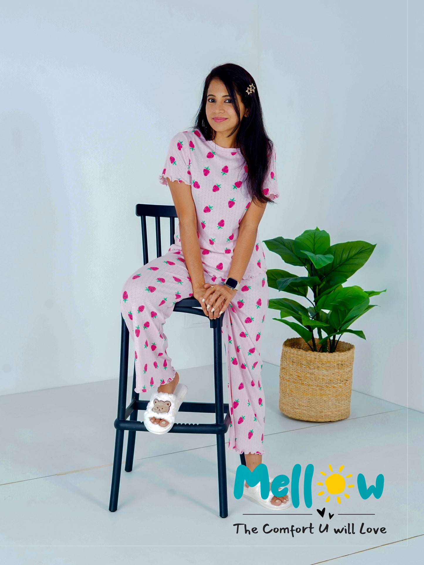 Pink Strawberry Co-Ord Lounge Wear