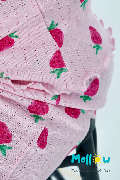 Pink Strawberry Co-Ord Lounge Wear