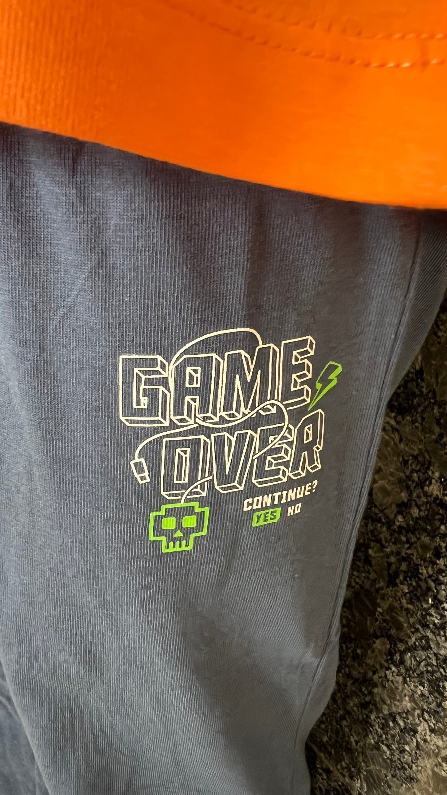 Orange Game On Pant sets