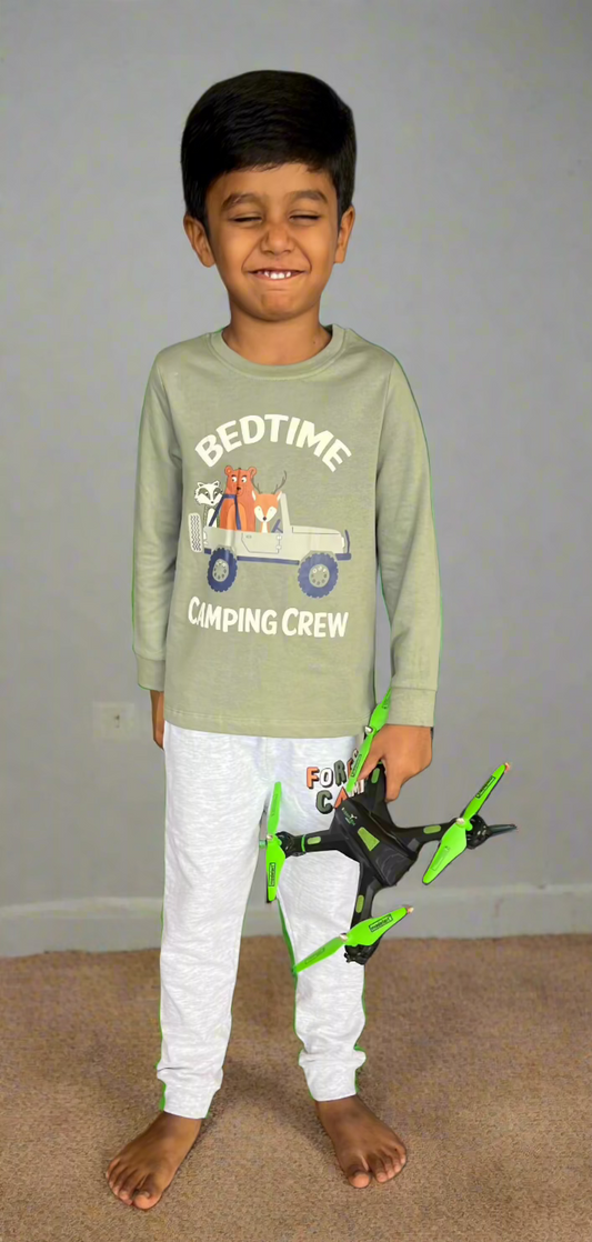 Green Bedtime Cozy Pant sets