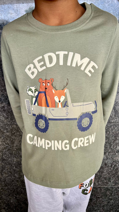 Green Bedtime Cozy Pant sets
