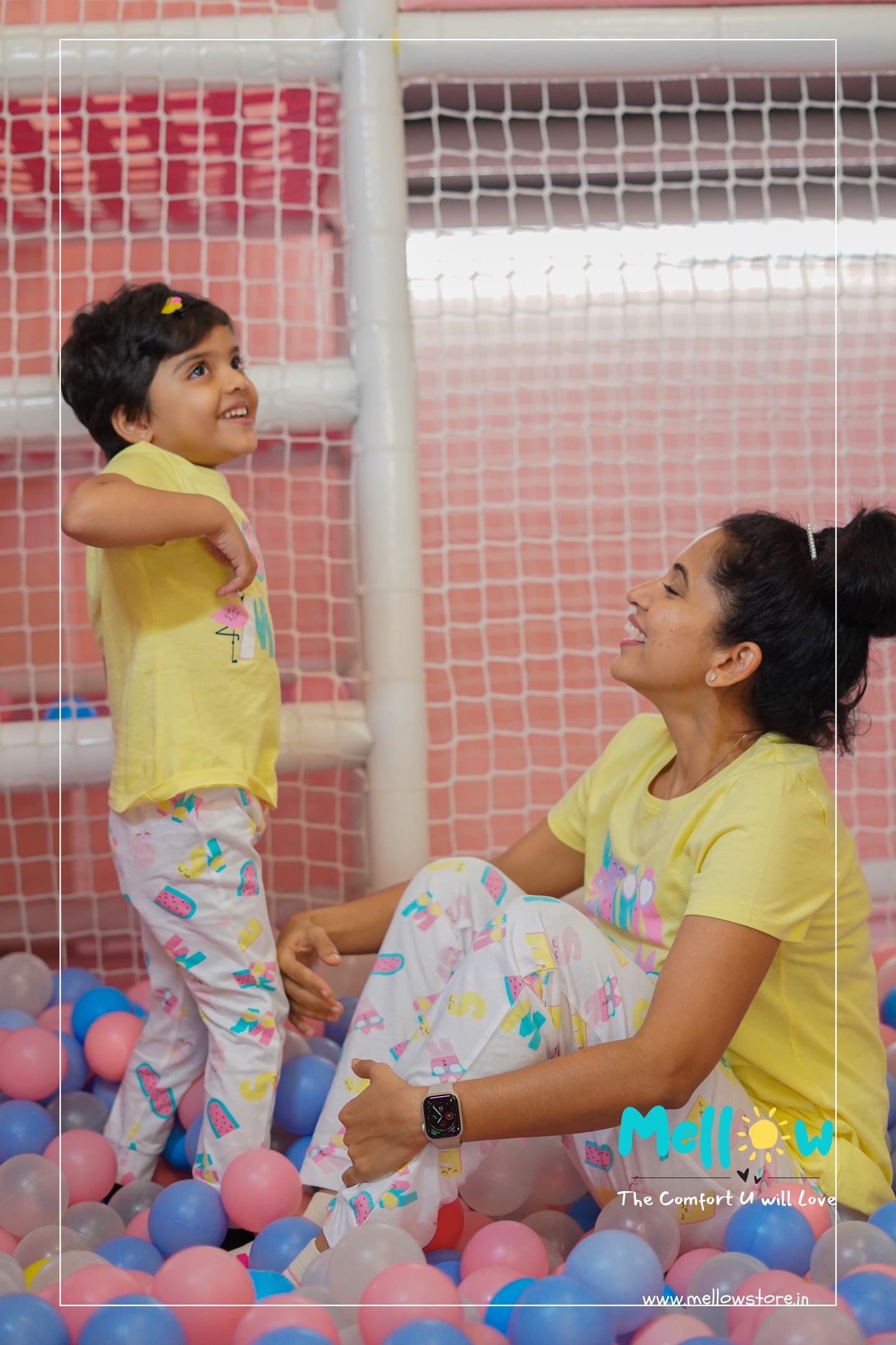 Summer Printed Mom n Me Twinning Lounge Wear