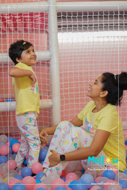 Summer Printed Mom n Me Twinning Lounge Wear