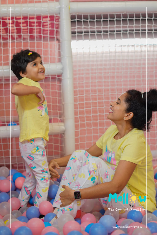 Summer Printed Mom n Me Twinning Lounge Wear
