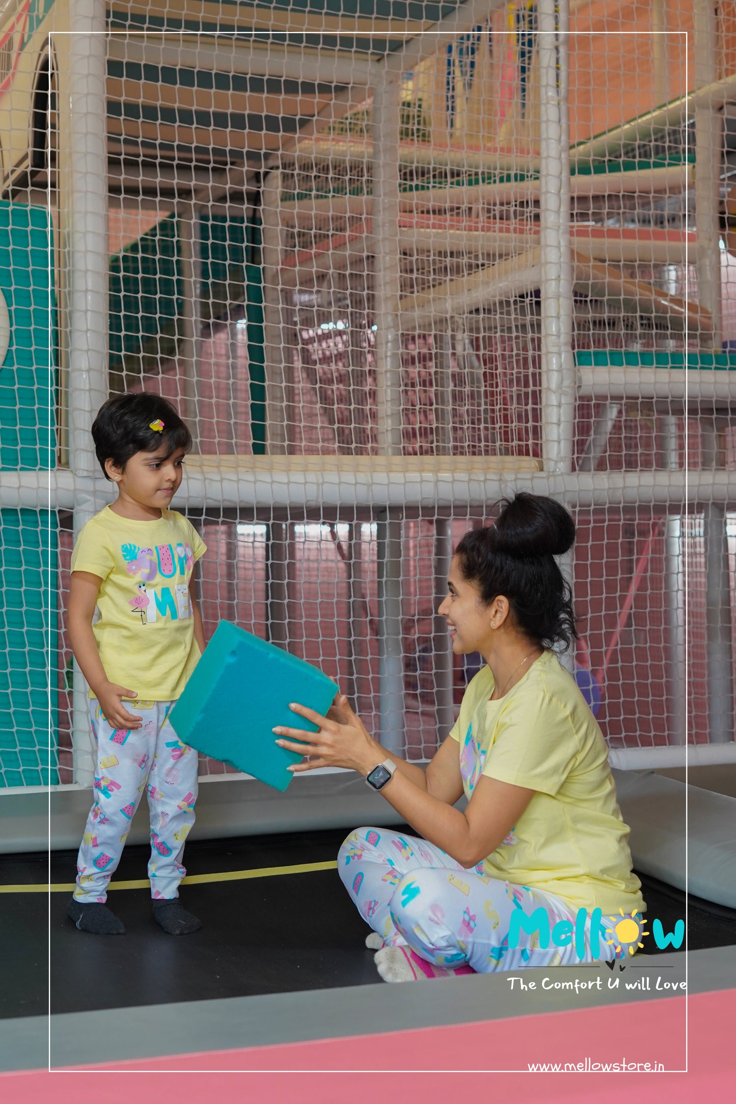 Summer Printed Mom n Me Twinning Lounge Wear