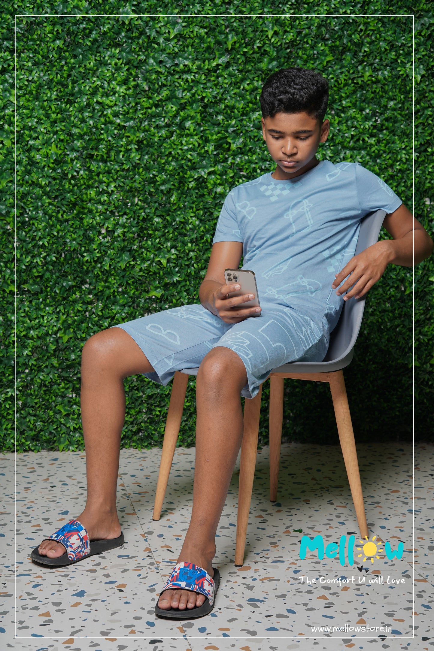 Blue Co-Ord Shorts