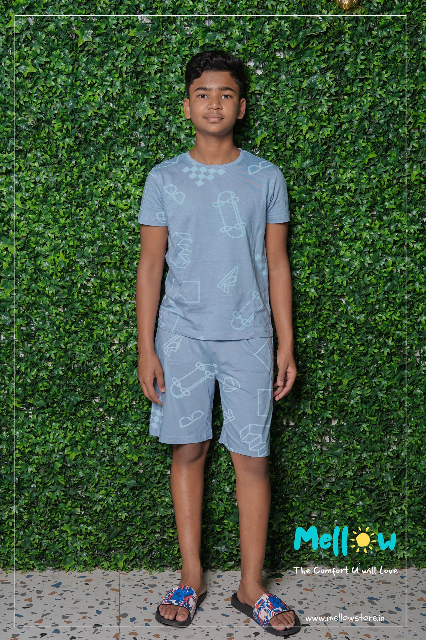Blue Co-Ord Shorts